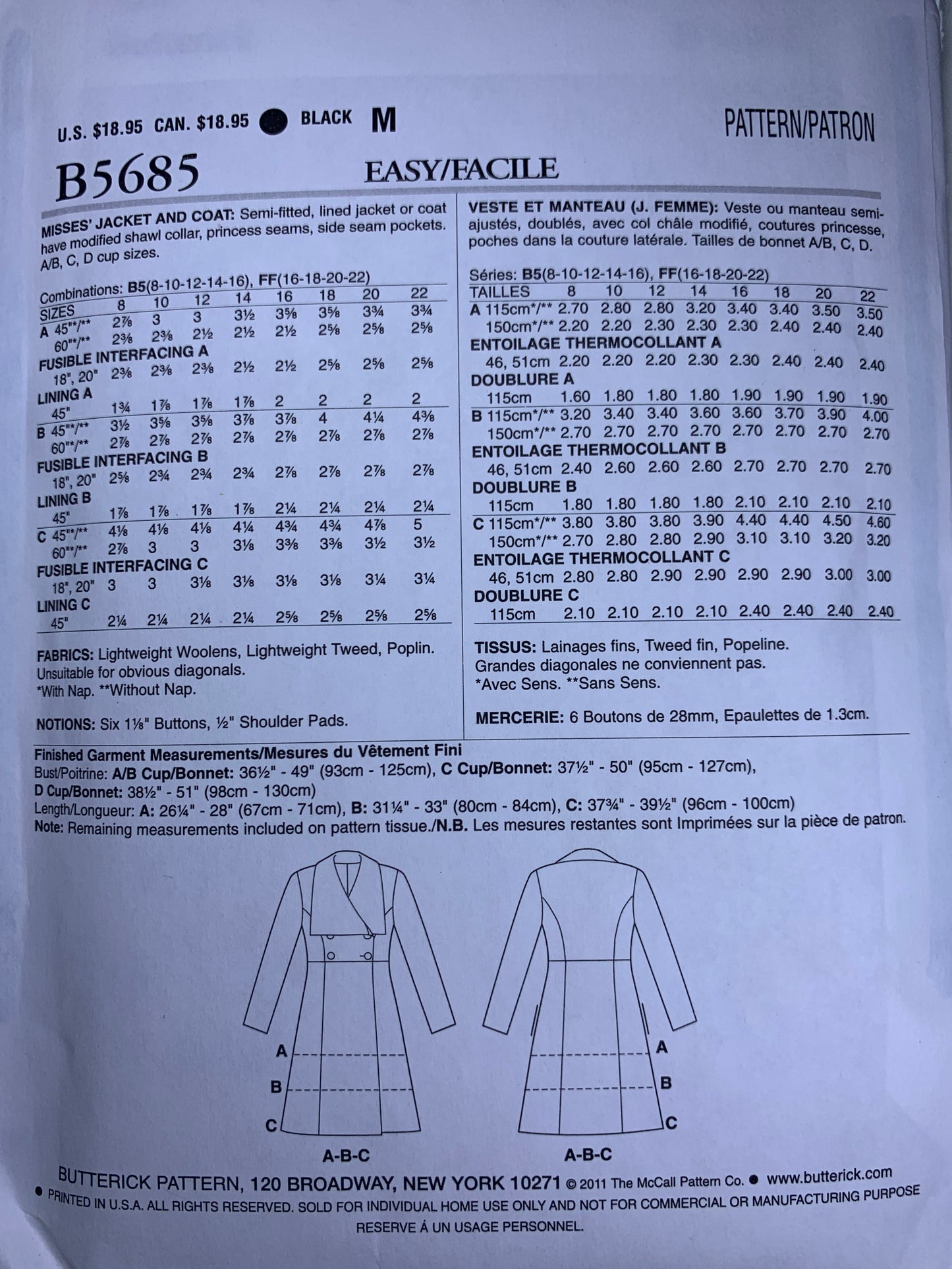 Butterick B5685
