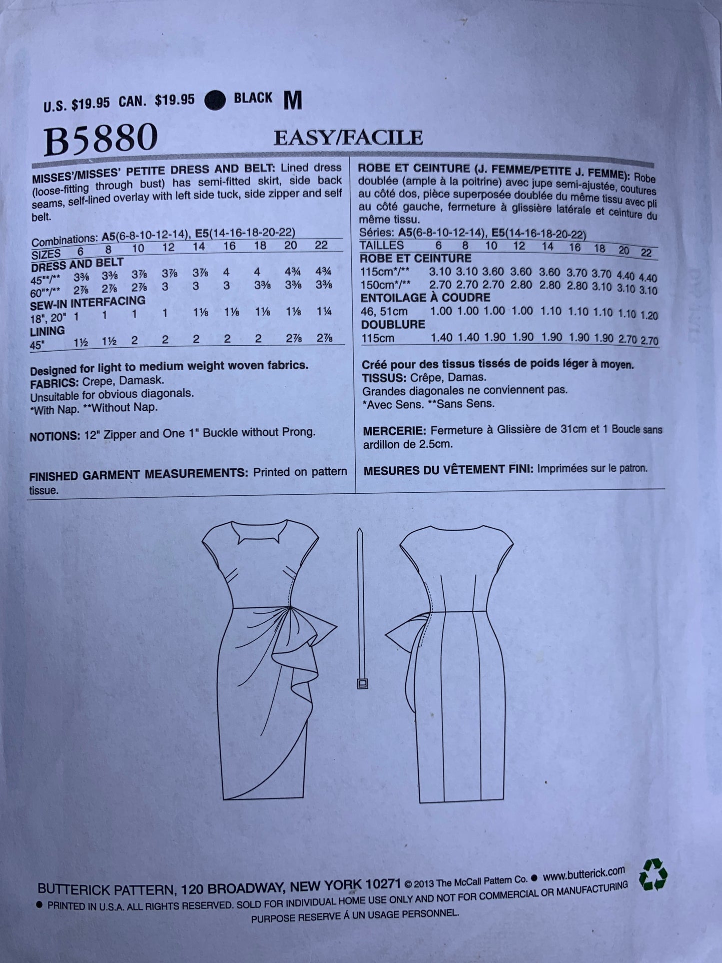 Butterick B5880