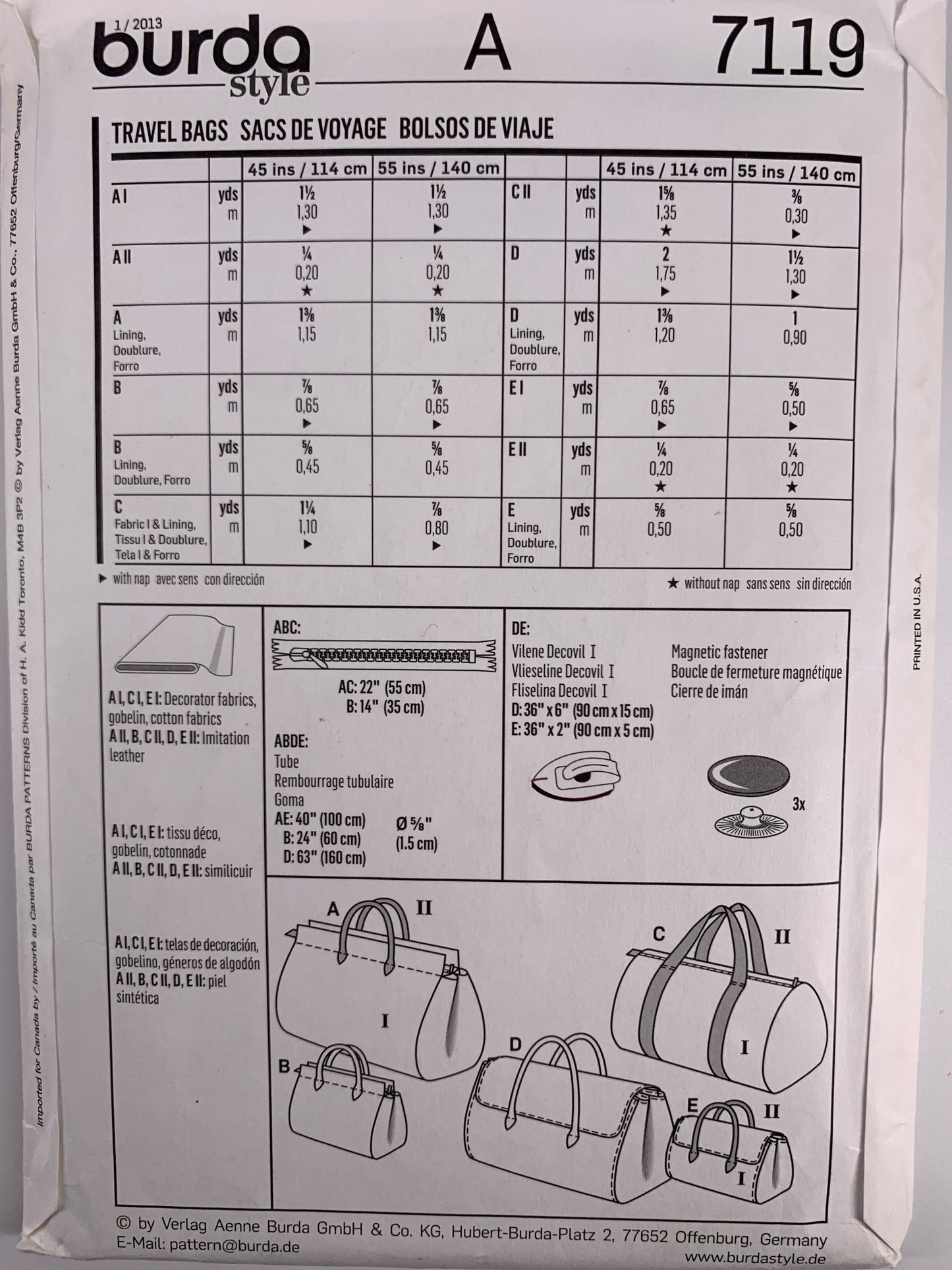 Burda 7119