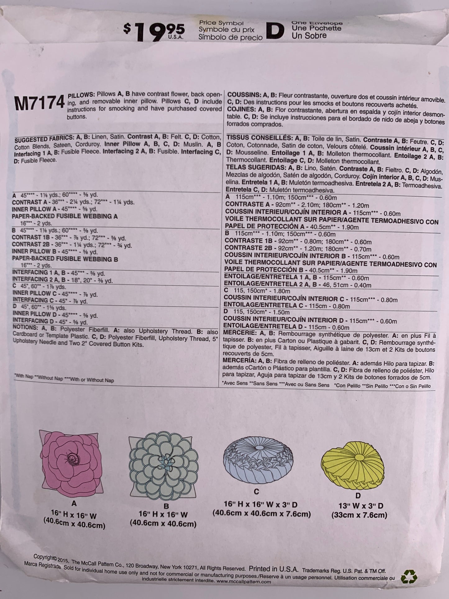 Mccall’s M7174