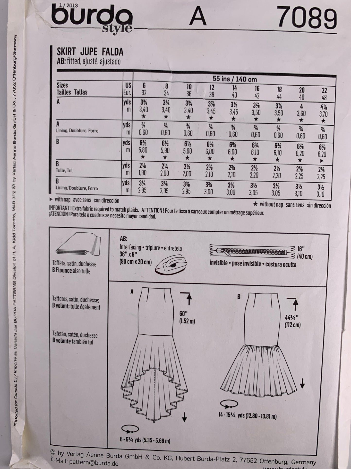 Burda 7089