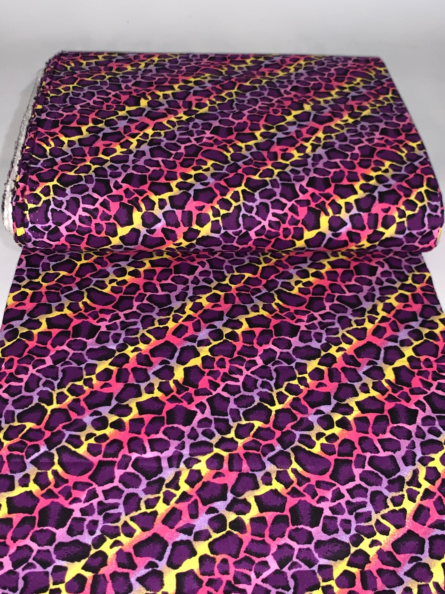 Purples & Multicolor Leopard Print
