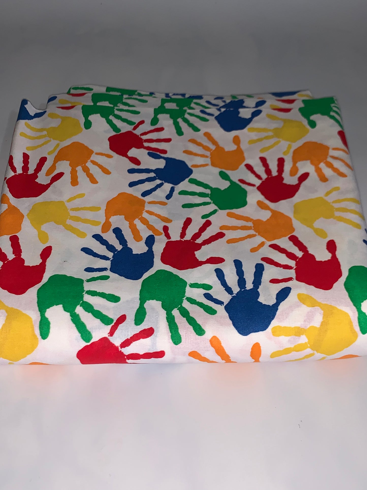 Primary Color Handprints