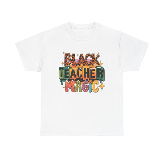Black Teacher Magic Tee