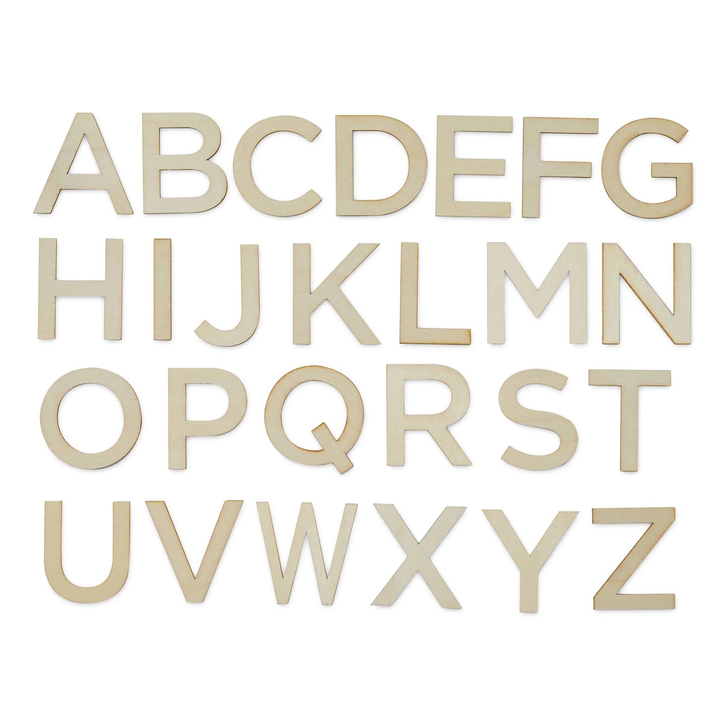Clear Acrylic Capital Letters - 4” 4mm Thick