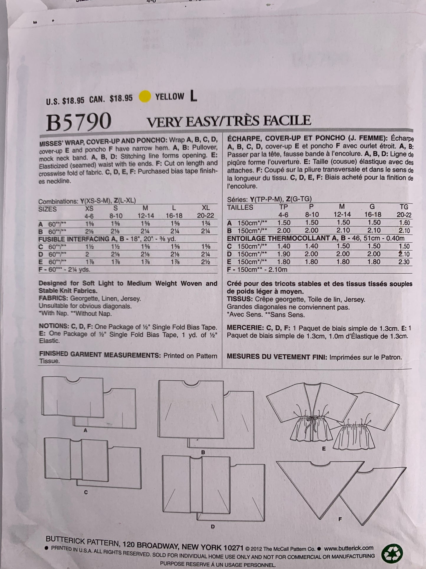 Butterick B5790
