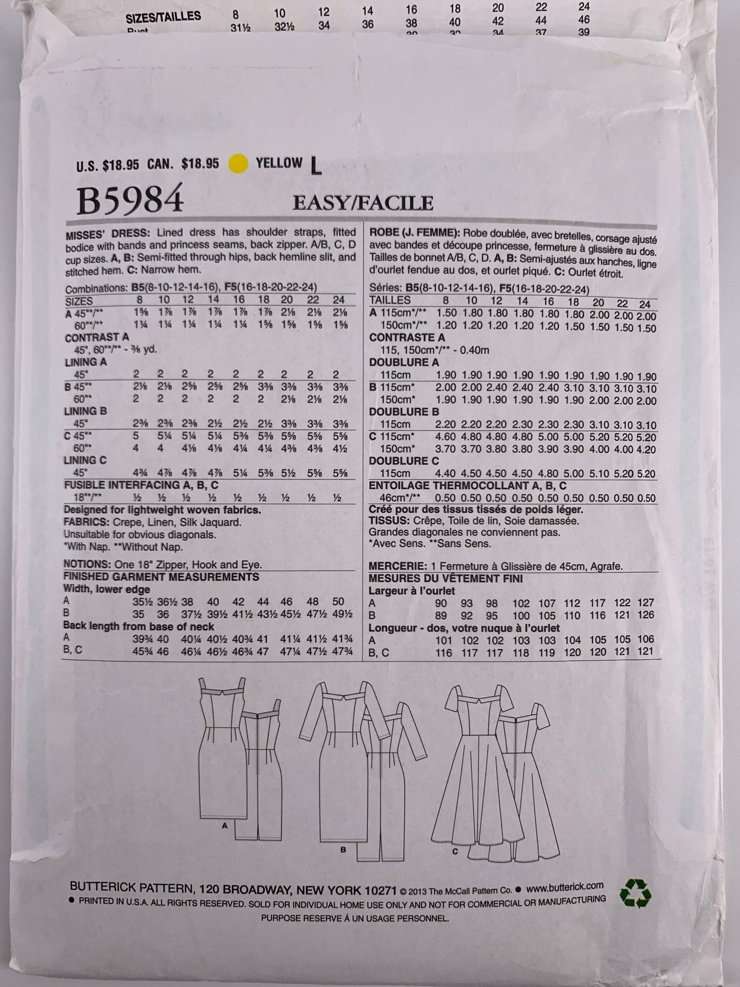 Butterick B5984