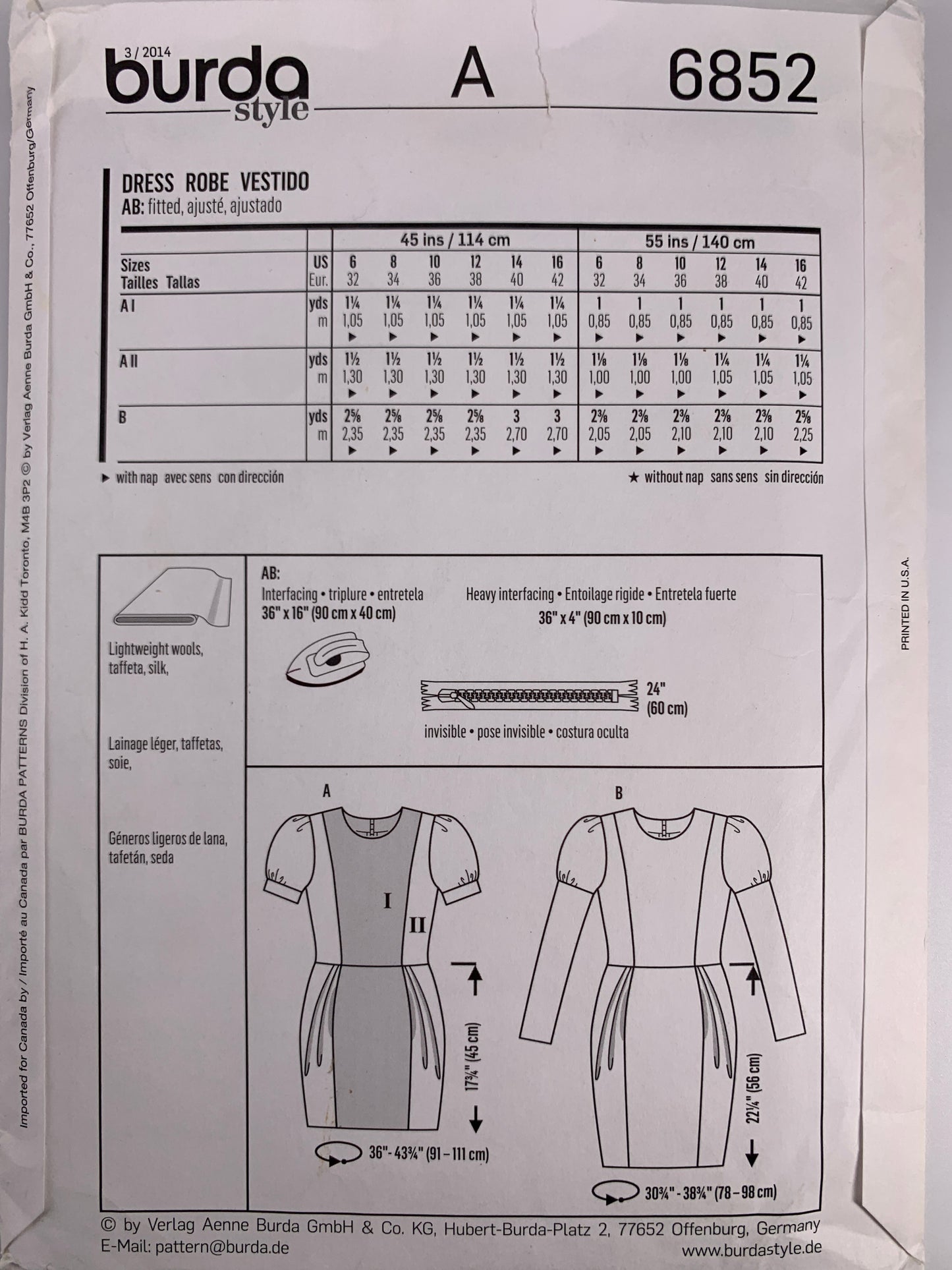 Burda 6852