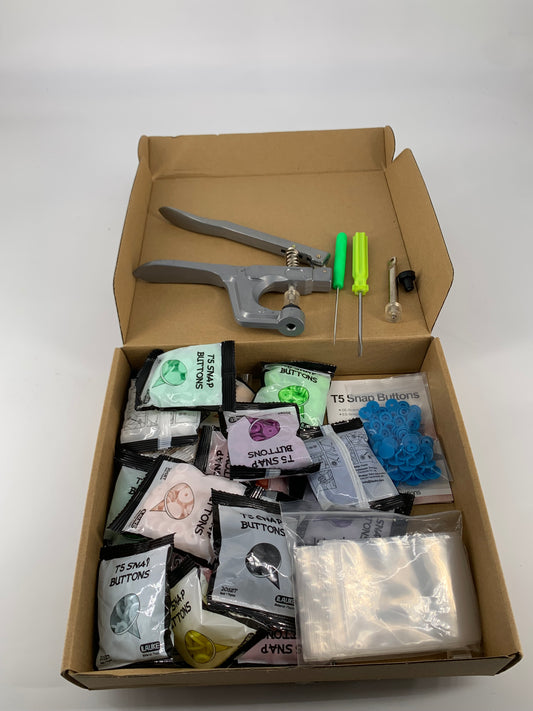 Snap Button Kit w/Pliers- 396 Sets