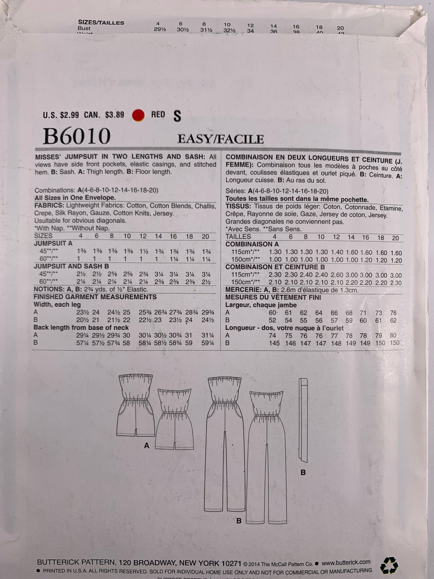 See & Sew B6010
