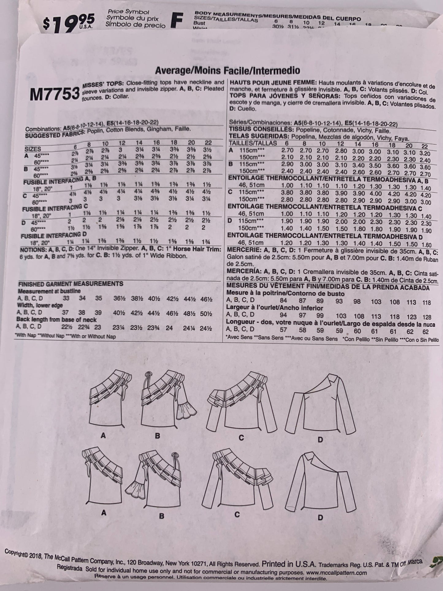Mccall’s M7753
