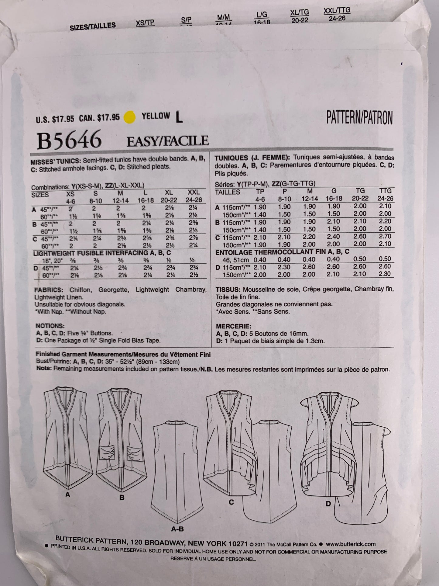 Butterick B5646