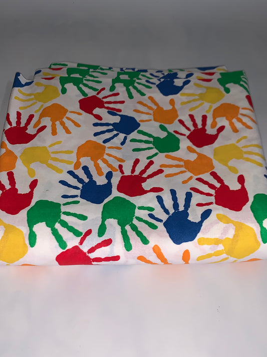 Primary Color Handprints
