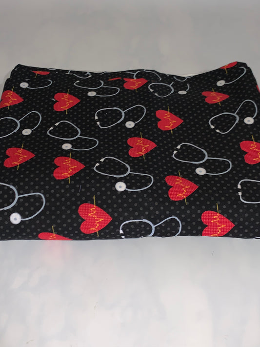 Medical Hearts and Stethoscopes