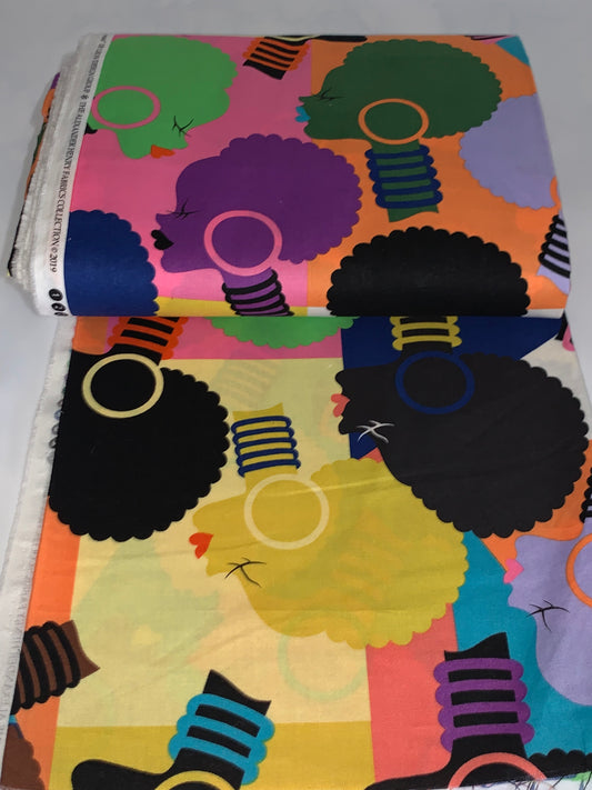 African Inspired Multicolor Heads