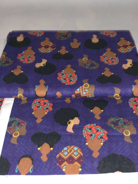 Purple African Headwraps